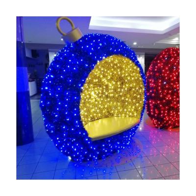 China Bargain Price Static Or Glitter New Type Outdoor Street Creation LED Lighting 3D Pattern Ball Lights for sale