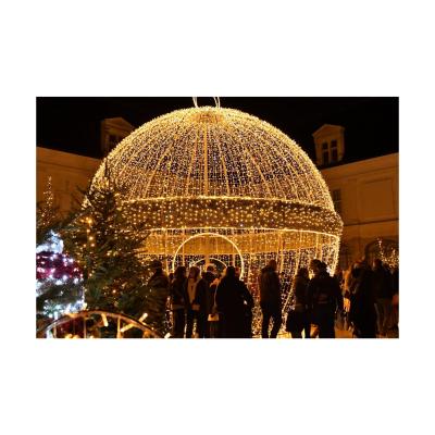 China Static or Flicker Wedding Holiday Decoration 600 LED 3d Pattern Lights Outdoor Led Ball Lights for sale