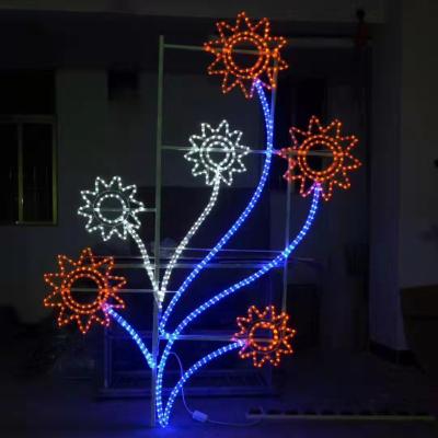 China Static or Flicker Large Commercial Outdoor Decoration Arch Christmas Pattern Light Waterproof Led Street Decoration for sale