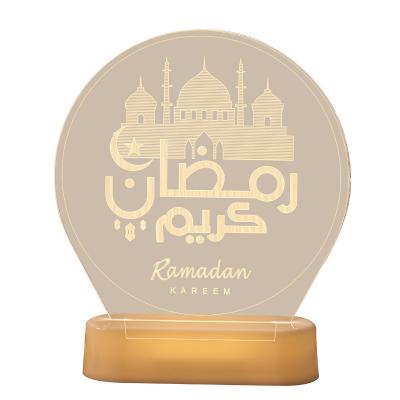 China Wholesale Decorations Lesser Bairam Decorative Lamp Weiwu Eid Mubarak Light Night Light Ramadan Decoration Lamp for sale