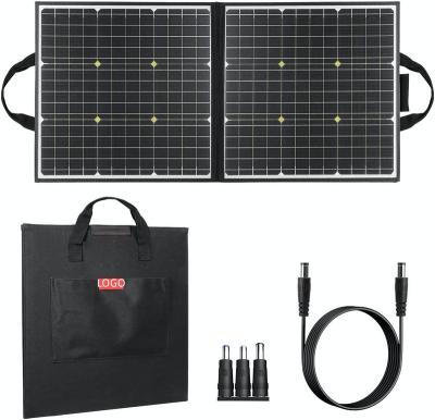 China 100W 60x59x4cm Monocrystal 100W Portable Foldable Full Power USB DC Solar Charging Bag Outdoor Charger for sale