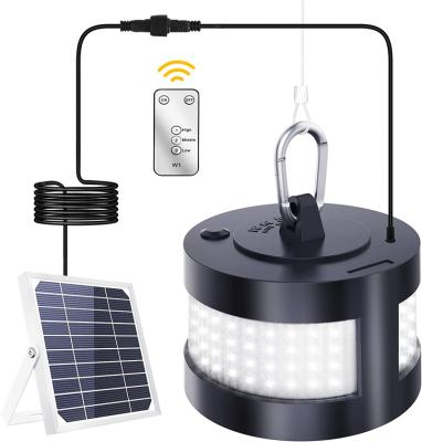 China Weiwu Home Solar Chandelier Lamp Mini Solar Lighting System Pendant Garden Waterproof Hanging Lights for sale