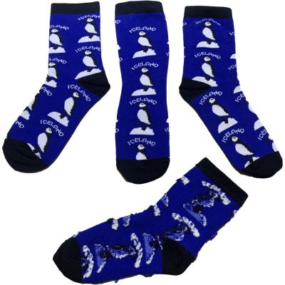 China Breathable souvenirs sock theme cotton polyester cartoon medium tube socks animation cartoon person for sale