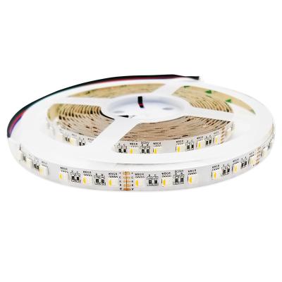 China Hotel customized rgb indoor cuttable smd 24V 5050 RGBW RGBWW DMX led strip lights 72D for sale