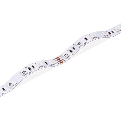 China Hotel Full Color Black SMD5050 White Flexible PCB DC12V/24V 60 LED/m 5m RGB RGBW LED Strip for sale