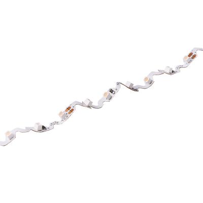 China 2835 LANDSCAPE S shape zigzag optical cable 60viewing angle 12V/24V IP20 indoor wash up led strip lights for sale