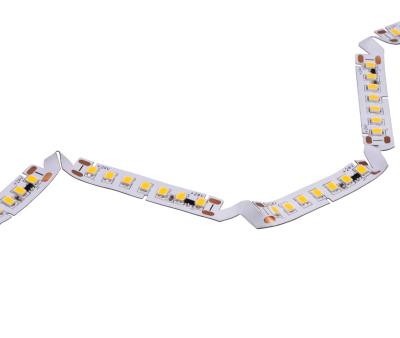 China Bendable Curve Profile Aluminum Zigzag LED Strip 2835SMD 112leds/m For Curve Lighting for sale