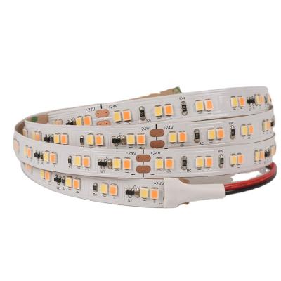 China OEM 68 12 24V Low Color Flexible smd 2835 Dual Project High Lumen IP20 65 For Heating Bedroom Strip Lights for sale