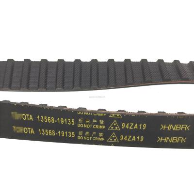 China Customized Automotive Timing Belt OEM Timing Belt For Corolla 1.6 4AFE 13568-19135 Standard Size 94ZA19 for sale