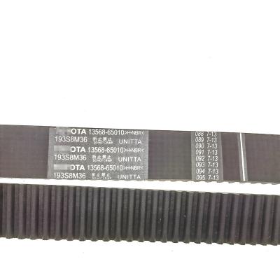 China for Toyota Auto Spare Parts Timing Belt 13568-65010 Standard 193S8M36 Size for sale