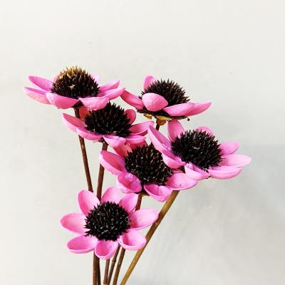 China DIY Bouquets INS Style DIY Christmas Bouquets Wholesale Artificial Flowers Dried Small Sunflower for sale