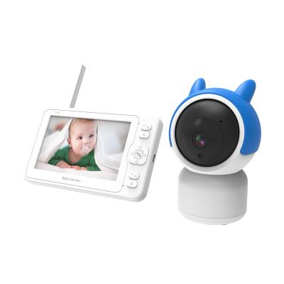 China PAN-TILT New 2020 Baby Foon Baby Monitor 5.0 Inch Wireless Digital Video Camera Baby Monitor Thumb Wireless Digital Baby for sale