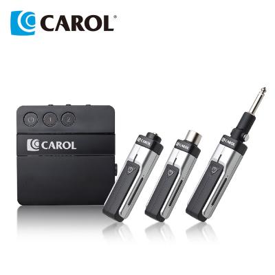 China Handheld Wireless Microphone CAROL Mini Portable 2.4G Wireless Instrument and System for sale