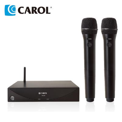 China Karaoke Professional Handheld Microphone CAROL 2.4G Wireless MIC for sale