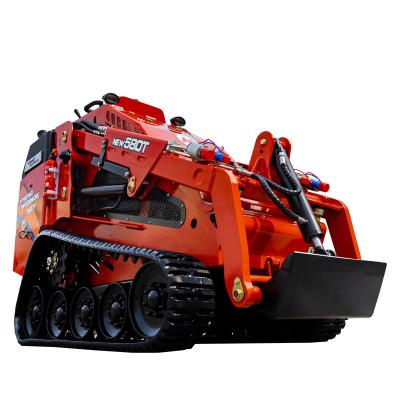 China Hotels Vmeng VIDINOK Garden Farm Diesel Engine Hydraulic Joystick Compact Track Loader Crawler Mini Skid Steer Loader for sale