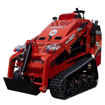 China Hotels 580T EPA CE Mini Skid Steer Loader Made in China with Mixer Attachments for sale