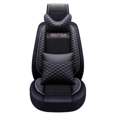 China Wholesale Custom Made Luxury Universal Simple Comfortable Fabric China Ice Silk Car Seat Covers For Car for sale