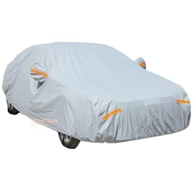 China For Most Chinese Four Model Car Seasons Waterproof Protective Rain Cover Car Cover UV Polyester For Automobiles for sale