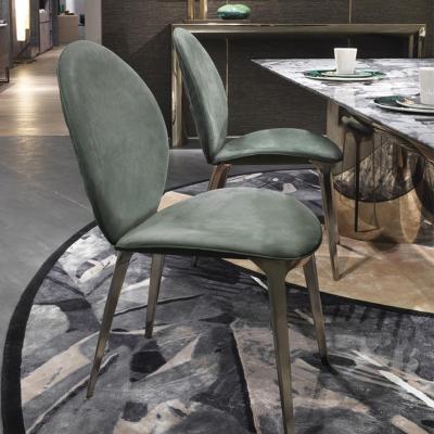 China Italy Contemporary Design Dining Table Side Chairs Modern Luxury Restaurant Furniture Armrest Armrest Dining Chairs for sale