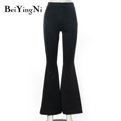 China European and American Anti-wrinkle casual women long flare pants pants for sale