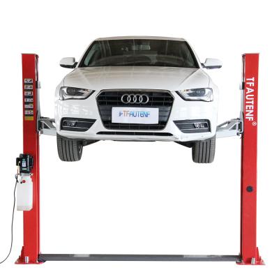 China TFAUTENF hydraulic post car lift two/2 post car hoists/hydraulic column lifts 4500kg for sale