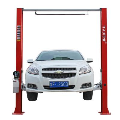 China Hydraulic Car Lift With 4 Ton Lifting Capacity / TFAUTEN Two Post Car Crane 4 T for sale