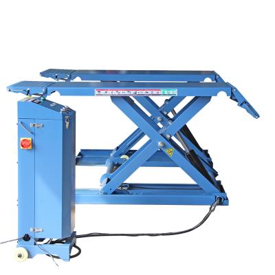 China TFAUTENF mobile car scissor lift with 3500 kg lifting capacity / mobile scissor car lift 3500kg for sale