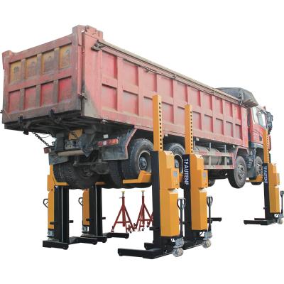 China 500~1120 Mm TFAUTENF TF-6075 Heavy Duty Truck Lift / Vehicle Machines Hydraulic Mobile Column Lift for sale