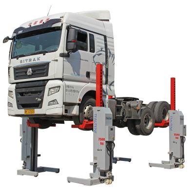 China 500~1120 mm TFAUTENF TF-4075 cableless truck lift six four column mobile hoist/4post/6post forklift truck lift for sale