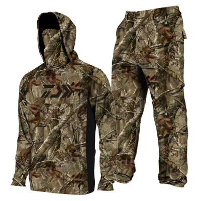 China Custom Woodland Ghillie Suit 3D Leaf Hunting Acid Resistant Sniper Hunting Series 1 Hoodies Jiliku Moisture Proof Deer Hunting Pants for sale