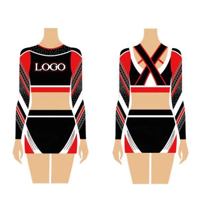 China Fashion Style Cheer Costumes Freely Design Your Style Cheerleading Uniforms Accept Any Uniforms Cheerleader Wear M for sale