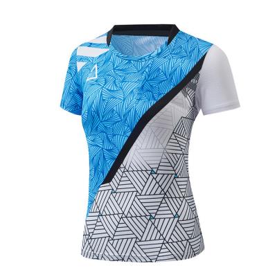 China Shirts & Tops Tennis Apparel Custom Sublimation Printing Breathable Quick-Drying Women's Tennis Shirts Women's Tennis Shirts and Blouses for sale