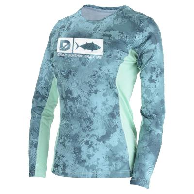 China 50 Anti-Wrinkle Upf Ladies Sunscreen T-shirt Outdoor Sports Running Compression Rashguard Shirt Rash Guard Clothes For Women for sale