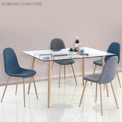 China Modern Modern Dining Room Sets With 4 Chairs Dining Table Set for sale