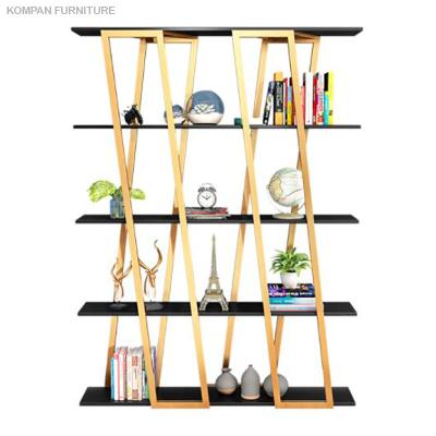 China Modern Morden MDF Shelving Unit with 4 Tier Display Rack for Home and Office for sale