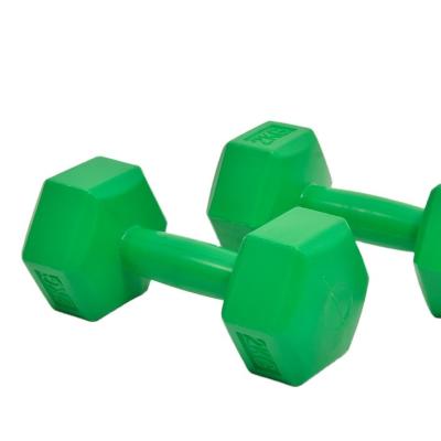 China Plastic Dip In The Dumbbell Wholesale Custom Plastic Grip Dumbbell Square Wieghts Box Set 4 Kg for sale