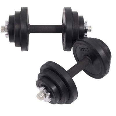 China China Online Durable Standard Wholesale Buy For Sale Weightlifting Cheap Round Gym Rubber Dumbbell Set for sale