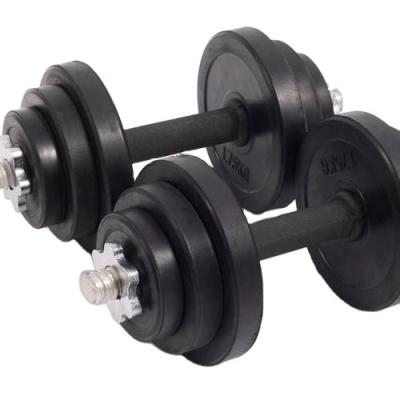 China Durable Standard Factory Cleared And Sold Cheap Cast Iron Round Head Dumbbell Weight Plates Pounds Standard Rubber Dumbbell Sets For Sale for sale