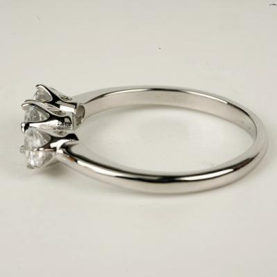 China CLASSIC Fashion Lady Rings 316l Silver Plated Stainless Steel Ring Jewelry Rings Customized for sale