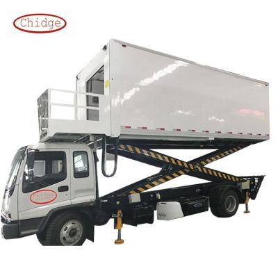 China aircraft catering truck for airline / airline catering truck 9800*2590*3800 for sale