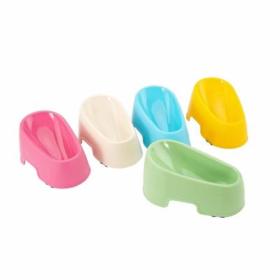 China Automatic New Pet High Heel Shape Single Bowl Anti-Slip Anti-Upset Deep Bowl Anti-Cervical Spondylosis Small Medium-Sized Dogs Cats for sale