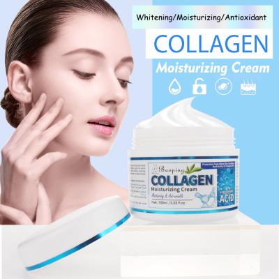 China Moisturizer Private Label Hyaluronic Acid Collagen Hydrating Cream for sale