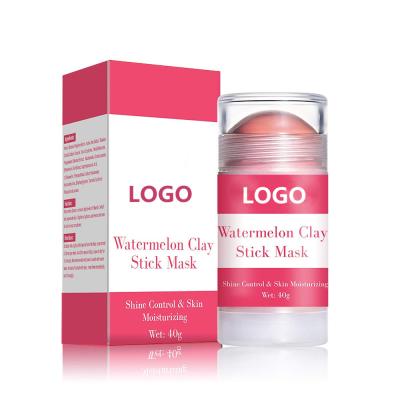 China Natural Watermelon Moisturizer Private Label Blackhead Removal Clay Stick Mask for sale