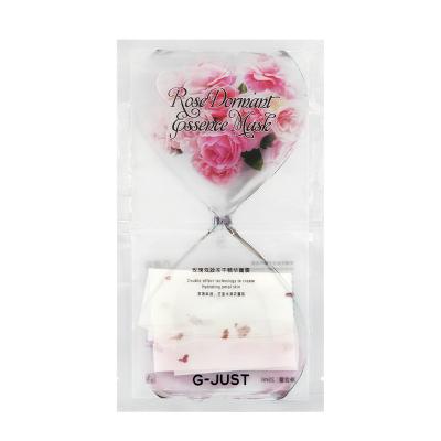 China Moisturizer Private Label Rose Petal Essence Moisturizing Translucent Freeze Dried Mask for sale