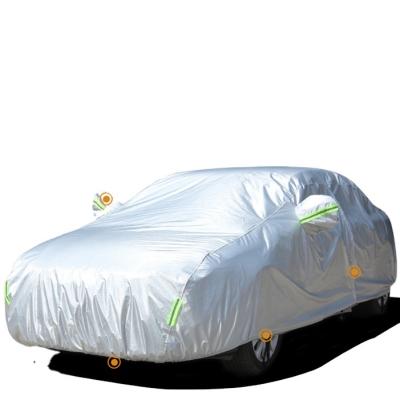 China Universal Sports Scratch UV Resistant Windproof Protection 24x7 PEVA PEVA Cotton Car Covers Outdoor for sale