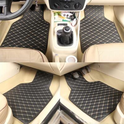 China Forest Camouflage Universal 4pcs or 5 pcs PU Leather Car Floor Mats, PVC Floor Mats, Car Mats for sale