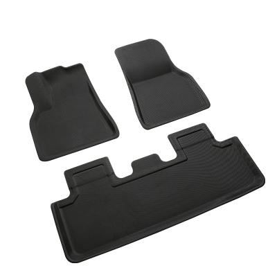 China Camouflage Forest Auto Accessories Right Hand Drive 5D Tesla Hot Mats For Car for sale