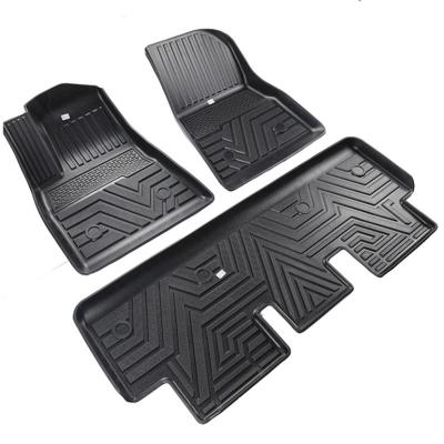 China New Design 5D Car Auto Interior Decorative Carpet 2021 Non-Wear-Resistant Camouflage Forest Skid For Tesla for sale