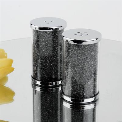 China Home Bar Hotel Restaurant 4OZ 120ml Pcs Round Set Glass Spice Jar With Sliver Lid for sale