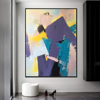 China Modern Handmade Modern Abstract Oil Painting For Wall Hanging Canvas Art Home Decor for sale